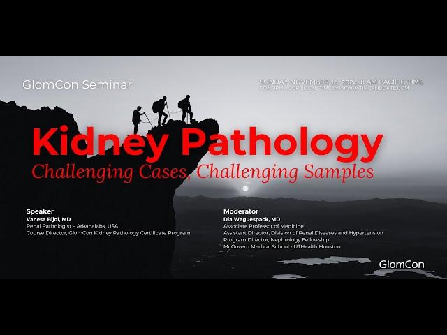 Kidney Pathology: Challenging Cases, Challenging Samples