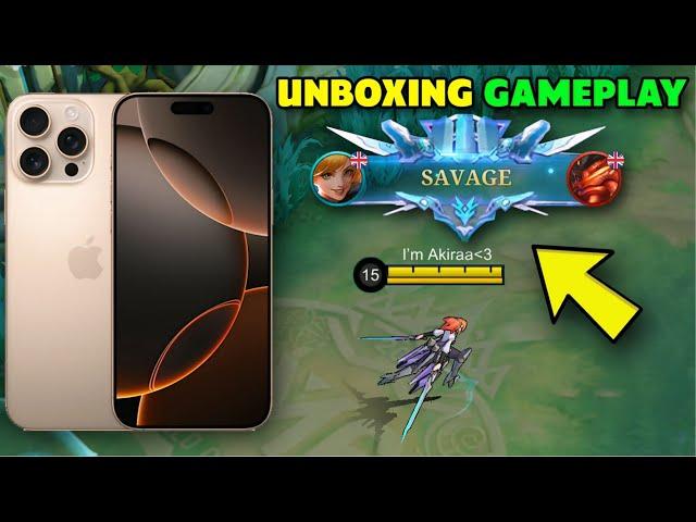 I BOUGHT iPHONE 16 PRO MAX!! (UNBOXING + GAMEPLAY) -Akira Gaming FANNY GAMEPLAY!