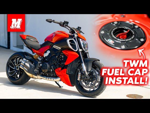 Ducati Diavel V4 TWM Fuel Cap Installation Tutorial