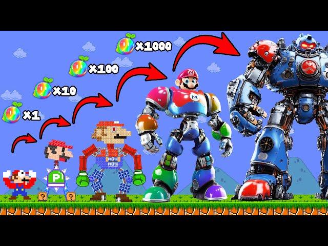 Mario Wonder But Every Seed Makes Mario Become ROBOT? | ADN MARIO GAME