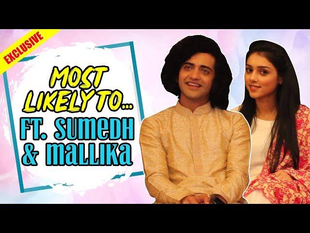 'Most Likely To' with Sumedh and Mallika | RadhaKrishna | Fun Interactions