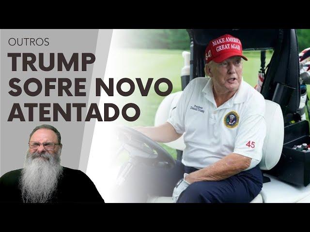 TRUMP sofre NOVO ATENTADO: AGENTES encontram RIFLE AK-47 e câmera GOPRO e APREENDEM SUSPEITO