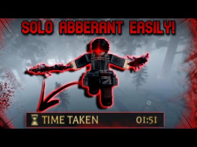 How to EASILY solo ABBERANT Under 2 minutes... | AOT: Revolution