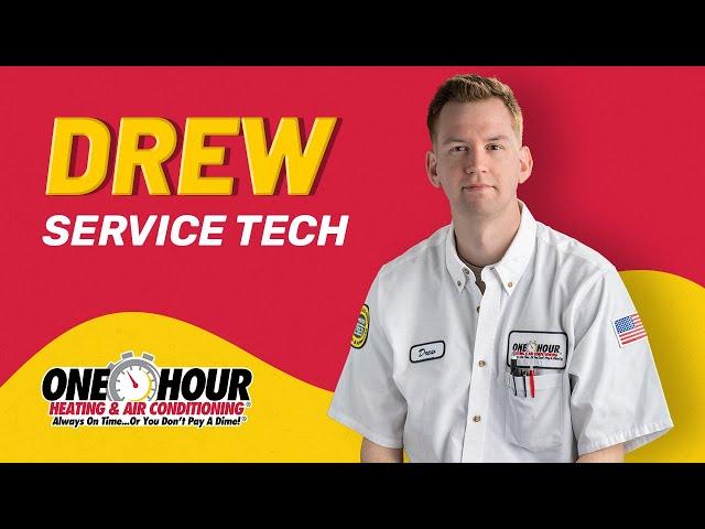 Drew - HVAC Technician with One Hour Heating and Air Conditioning in Olathe, Kansas