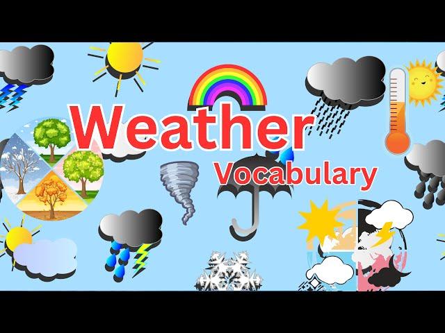 Weather Vocabulary || Weather Vocabulary in English