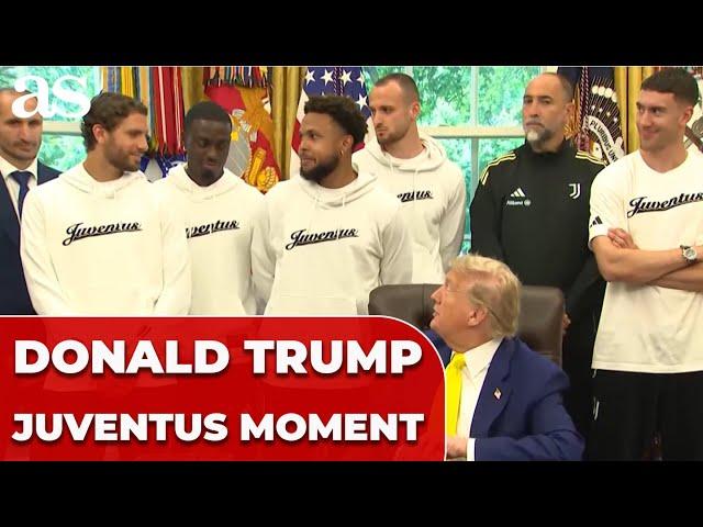 UNEXPECTED TURN: Trump quizzes JUVENTUS on GENDER in SPORTS at White House Visit