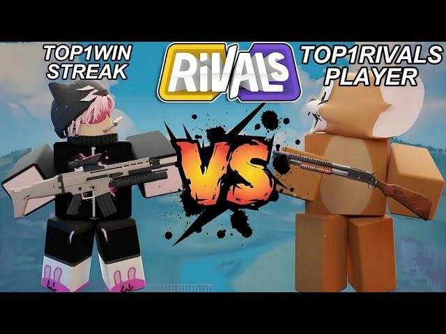 #1 WINSTREAK PLAYER VS THE BEST RIVALS PLAYER... (Roblox Rivals)