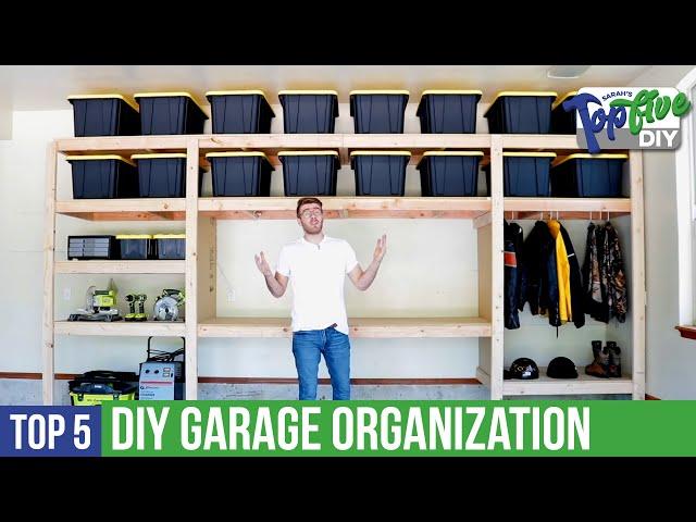 Top 5 DIY Garage Organization! The Best Maker Videos for Your Next Build!