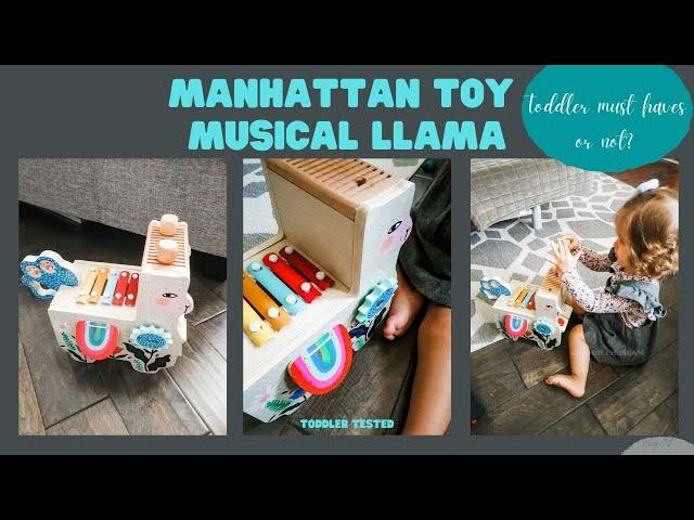 KIDS TOYS - MANHATTAN TOY LLAMA - TESTED BY 16 MONTH OLD - MUSICAL LLAMA REVIEW #toysfortots