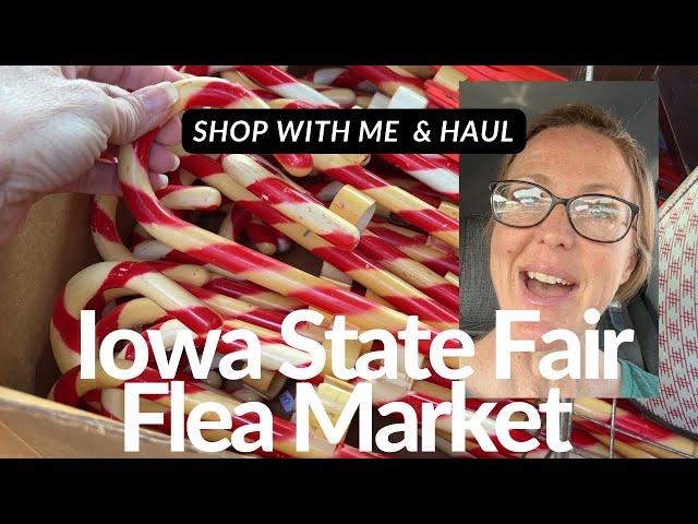 Iowa State Fair Ground Flea Market Shop with Me & Haul