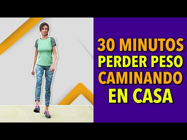 Entrenamiento de Caminata de 30 Min Para Bajar de Peso - Caminar en Casa