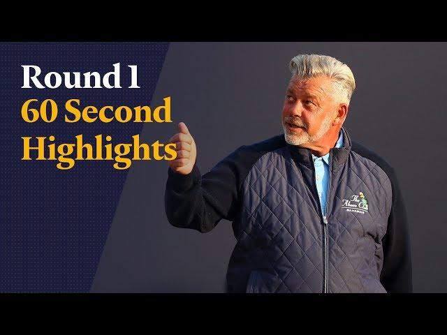 Highlights from Darren Clarke's historic opening round