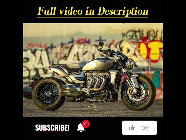 Triumph Rocket Three: The Ultimate Touring Motorcycle with a Massive 2500cc Engine#youtubeshorts