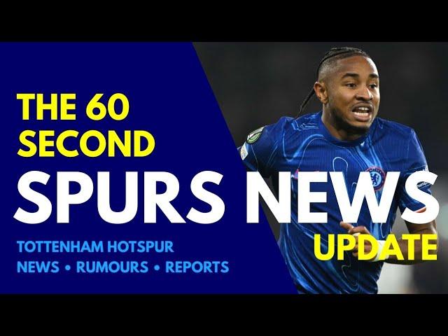 THE 60 SECOND SPURS NEWS UPDATE: "Concrete Interest" in Christopher Nkunku, Cardoso, Véliz, Mason