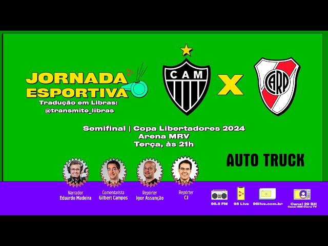 ATLÉTICO x RIVER PLATE | SEMIFINAL DA LIBERTADORES - IDA | AO VIVO - 22/10/2024