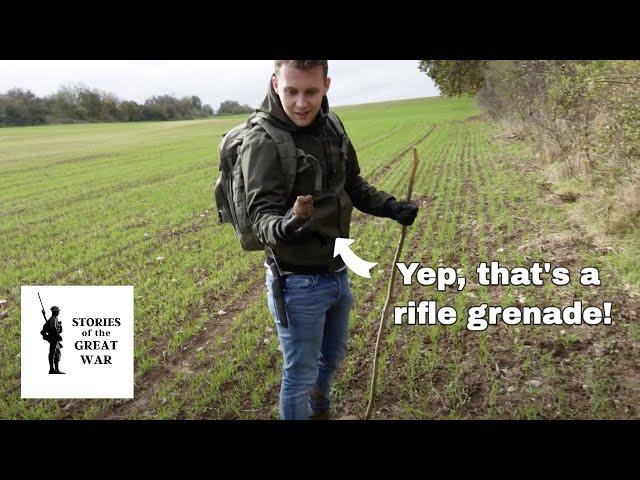 Searching for WW1 relics on the Verdun battlefield