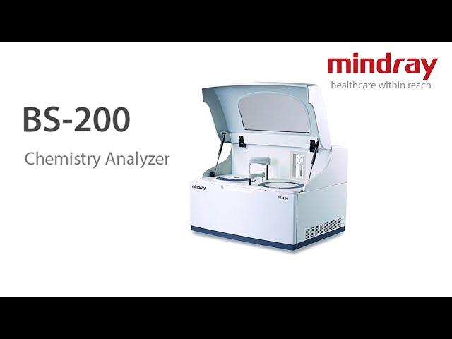 Mindray BS-200 Automated Benchtop Biochemistry Analyzer