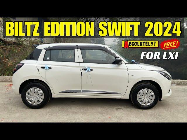 New Maruti Swift 2024 Blitz Edition  Accessories Worth ₹49,990! Absolutely Free 