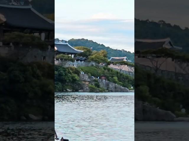#김시민호 에서 바라보는 진주성과 촉석루 진주남강 유람선 탑승기