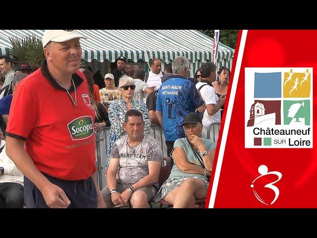 32e QUINTAIS/SUCHAUD vs PLUVINET/DEVERNOIS : National à pétanque doublette de Châteauneuf-sur-Loire