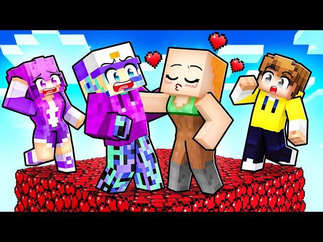 Surviving One HEART Block in Minecraft…