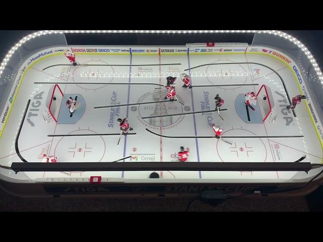 LIVE 2/26/22 Devils vs Red Wings custom table hockey action on Stiga