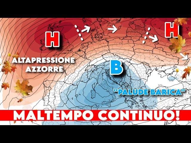 ▶ METEO-SCENARIO INCREDIBILE: "LAGUNA BARICA" CON CONTINUO FREDDO PIOGGIA E NEVE IN ITALIA FINO AL..