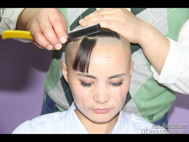 fhaircut- #headshave #坊主頭に剃る #剃光头 #haircut  BOB 剪短发 短髪にする  perm hair 断发 Rasierten Kopf   Tête rasée