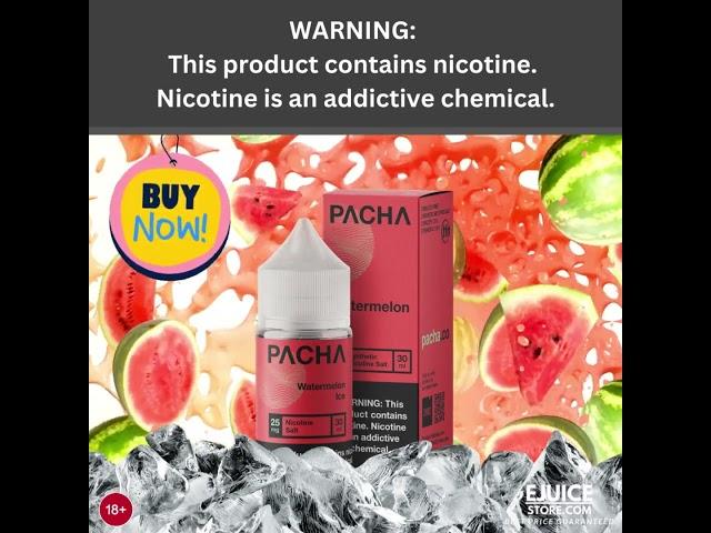 Watermelon Ice by Pachamama Salts 30ml | Ejuice | Vape
