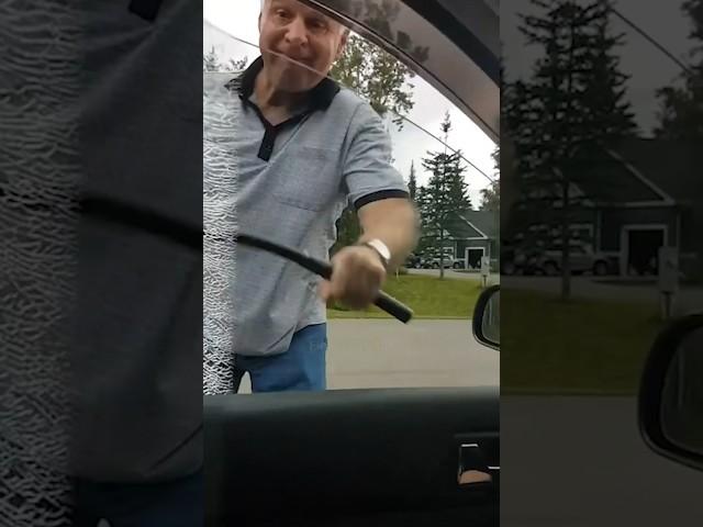 Karen smashes window