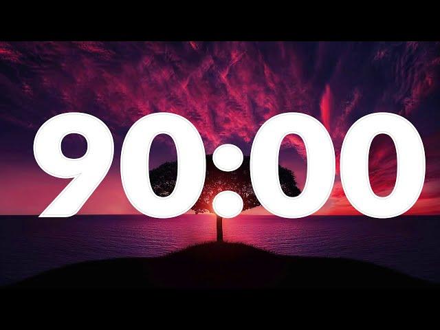 90 Minute Timer with Alarm, without music