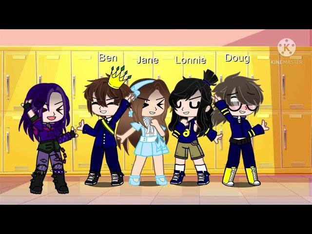 “New students meme” but it’s the original characters (Descendants)