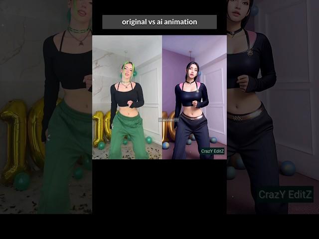 Islands #dance original vs ai version | #original cover  @Di1araa.s  #shorts