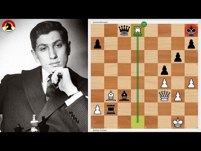 SI JENIUS PADA ZAMANNYA  Bobby Fischer vs James Bennett (San Francisco 1957)