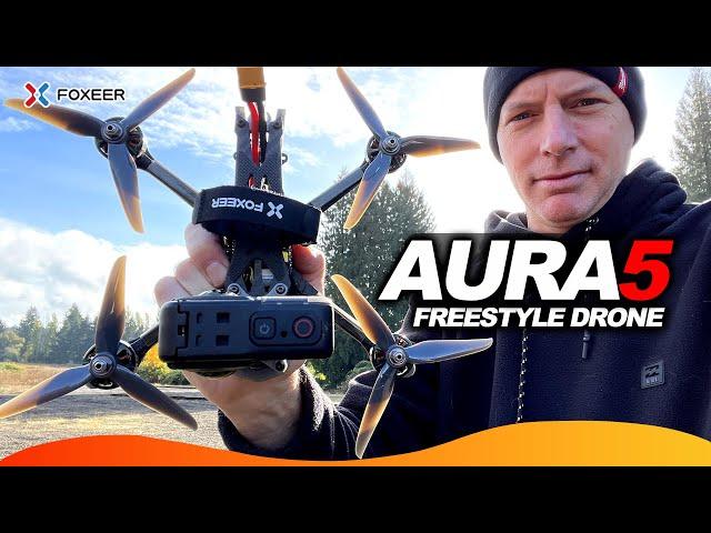 BIG POWER!!! - FOXEER AURA 5 Fpv Freestyle Drone Review