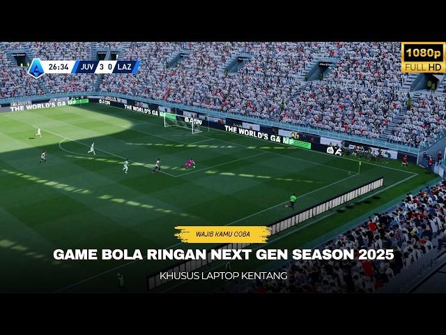 GAME BOLA RINGANKHUSUS LAPTOP KENTANG PES 2017 NEXT GEN SEASON 2025 SERASA PES 2021 !!