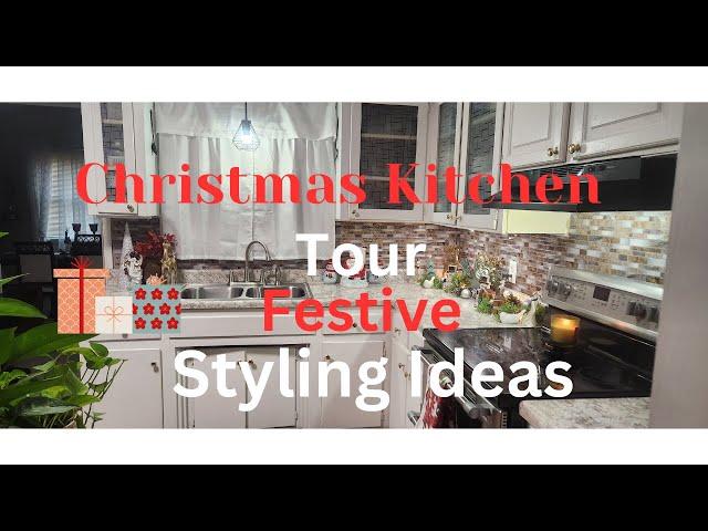 Christmas Kitchen Refresh Tour 2024 Festive Styling Ideas Decorate with me