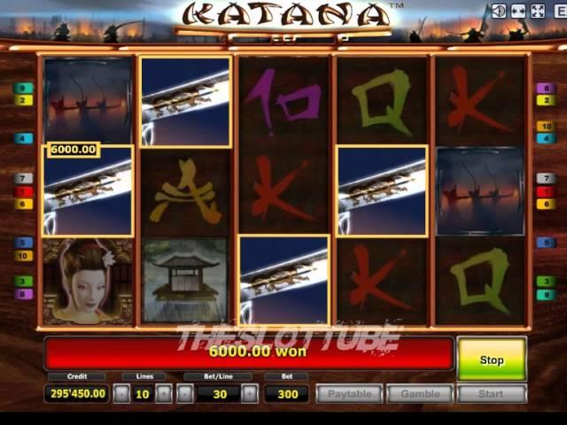 Novoline - Katana - 90 Freispiele - 5 Scatter - LIVE