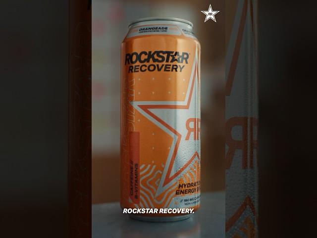 Afternoon slump?  Recover with Rockstar Recovery Orangeade. #rockstarenergy