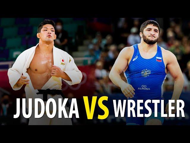 Judoka vs Wrestler. Real Fights of Top Judokas vs Top Wrestlers