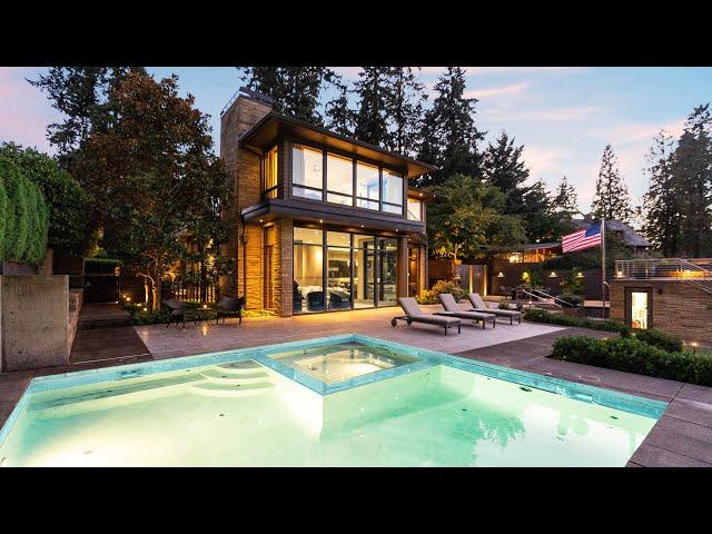 SOLD! Modern luxury home lakefront dazzles like never before - 16819 Allen Road, Lake Oswego Oregon