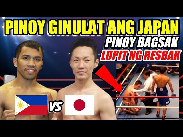 PINOY GINULANTANG ANG JAPAN! BAGSAK SA UNA GUMANTI BULAGTA ANG UNDEFEATED NA HAPON