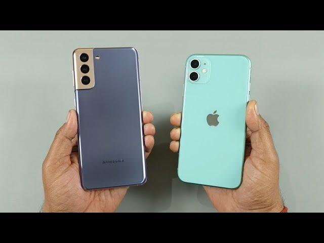 Samsung Galaxy S21 Plus vs iPhone 11 Speed Test & Camera Test