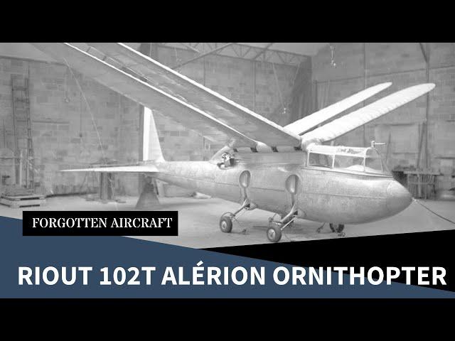 The Riout 102T Alérion Ornithopter; Frank Herbert’s Inspiration?