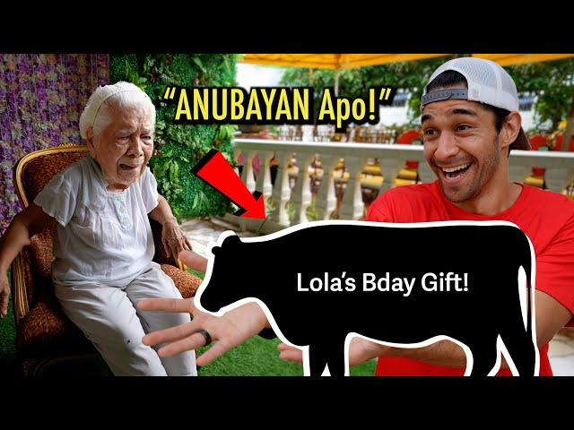 Surprising Lola with HUGE Alaga (NATAKOT SIYA !!)