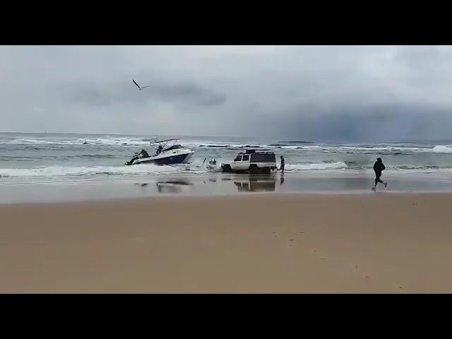 Beach launch fail