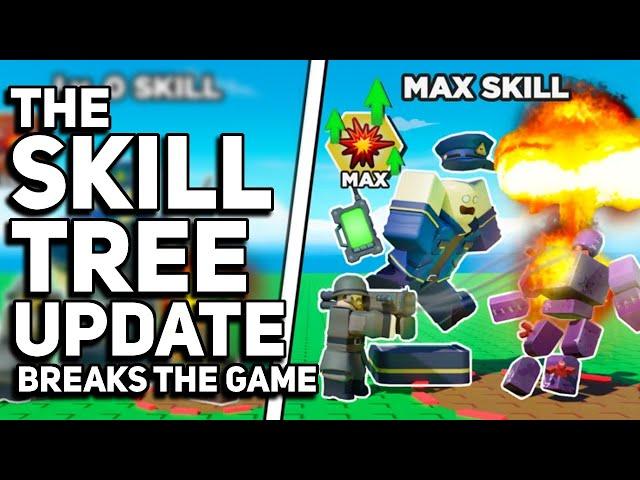 Skill Tree Is Mega Broken... | Roblox TDS Skill Tree Update | Tower Defense Simulator