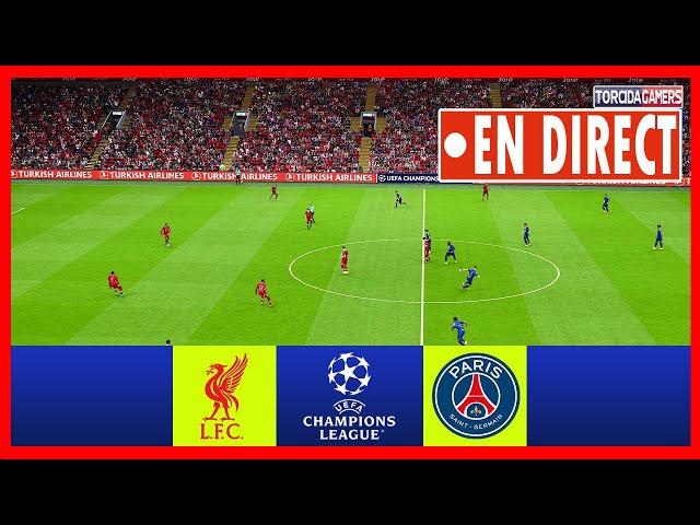 Liverpool vs PSG EN DIRECT | Ligue des Champions UEFA 24/25 | Match EN DIRECT aujourd'hui