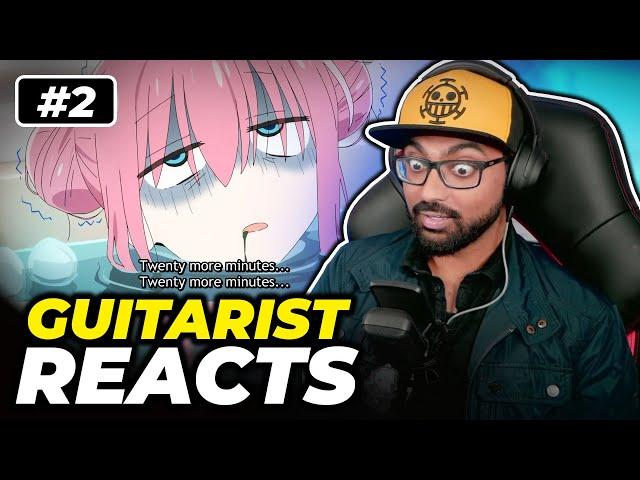 Guitarist Reacts to Bocchi the Rock! Episode 2 | First Time Reaction!