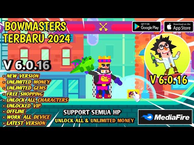 Bowmasters Mod Apk V6.0.16 Latest 2024 - Unlock All Characters & Unlock VIP